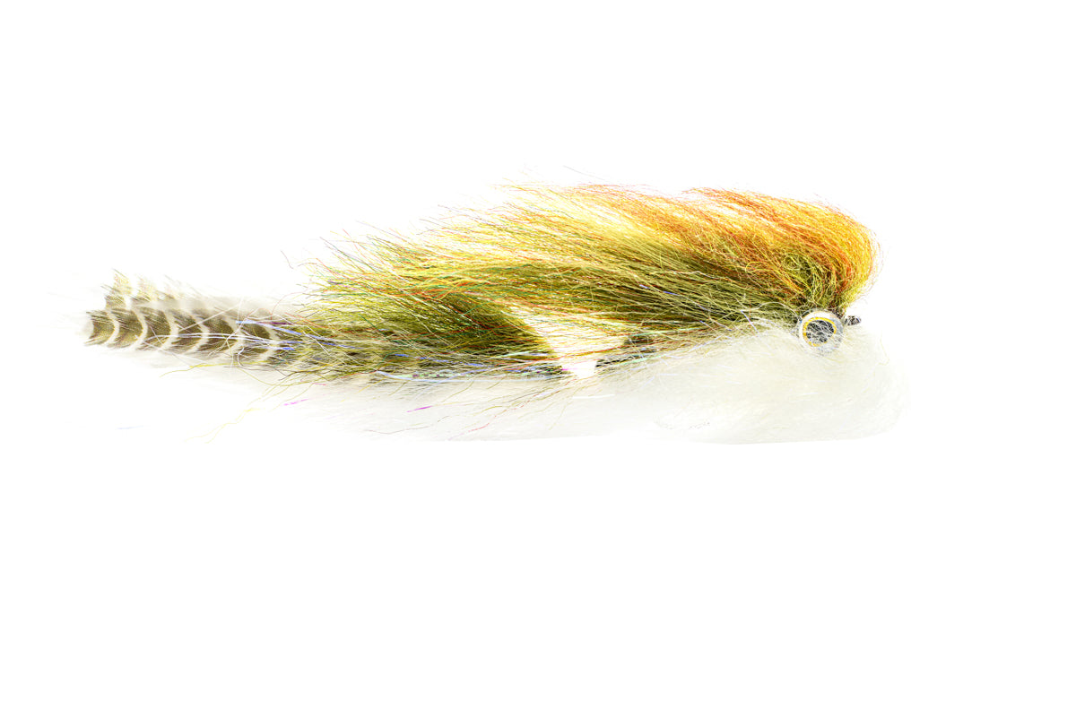 Montana Fly Company Grajewski's Yard Sale - Olive/White (3-Pack)