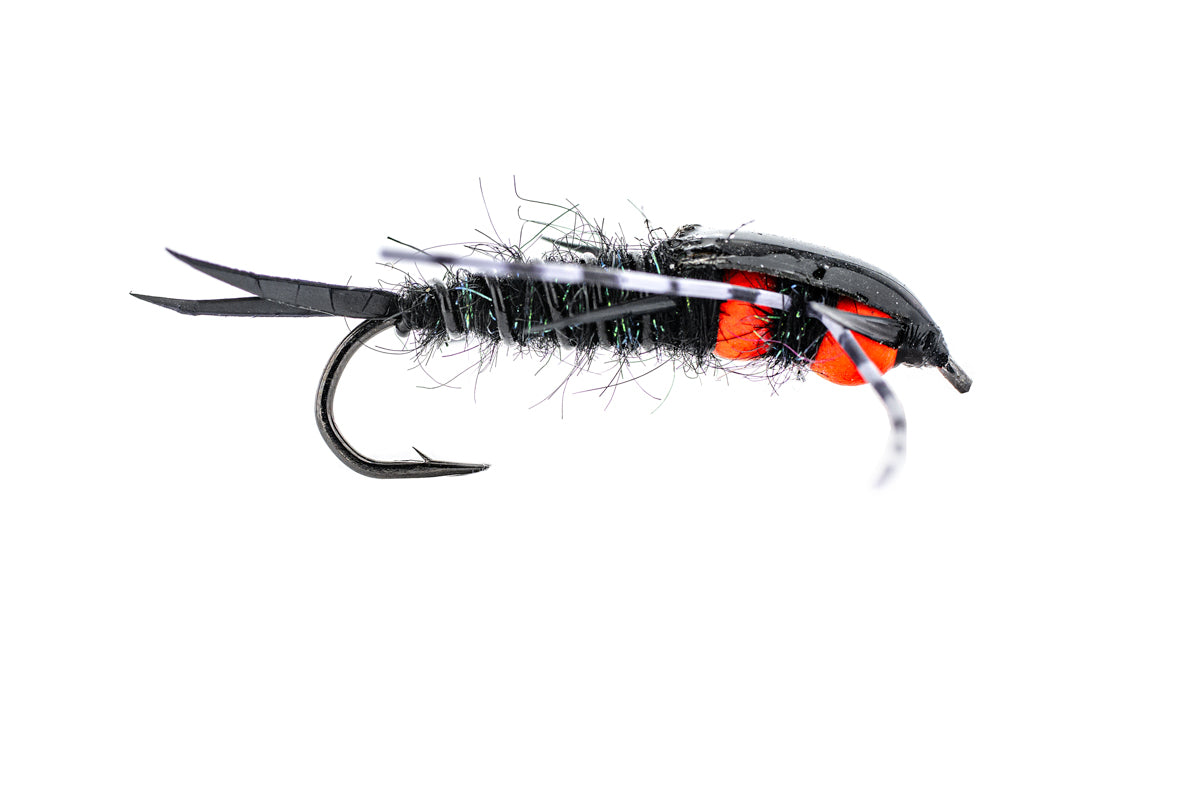 Montana Fly Company Hot Double Bead Steelhead Stone - Back in Black (3-Pack)