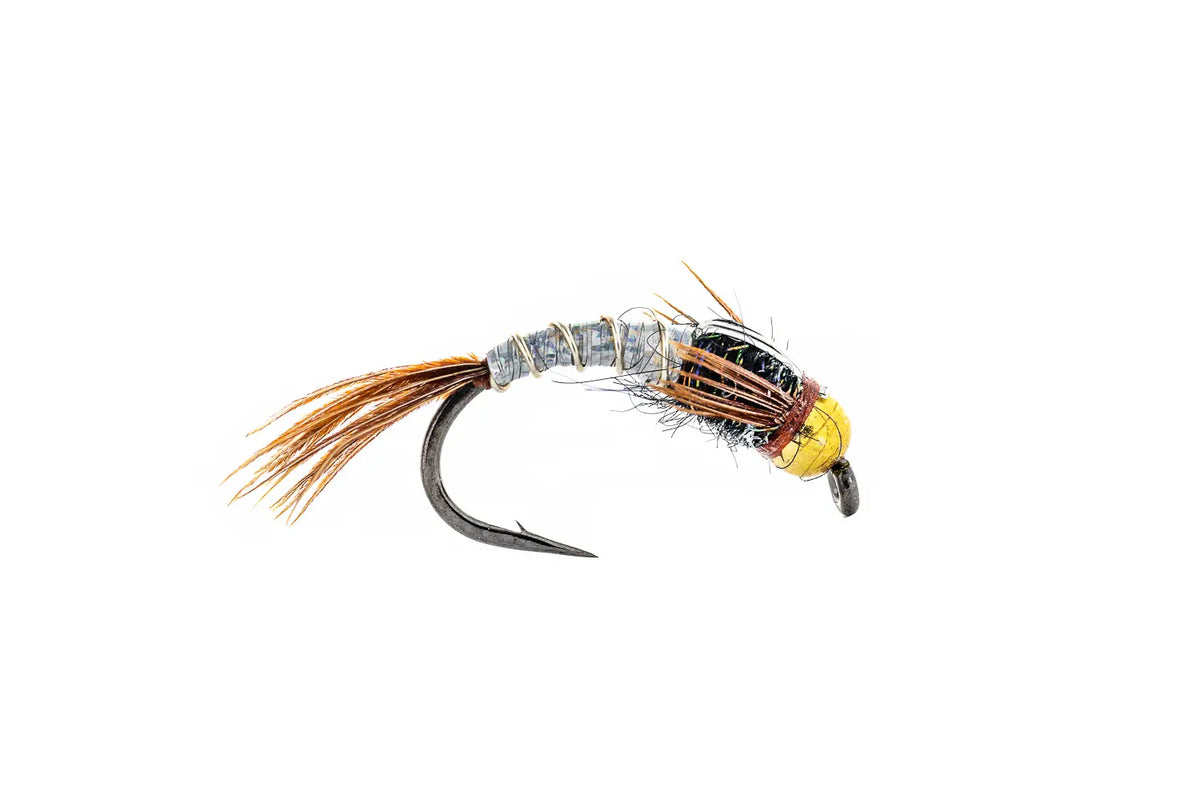 Montana Fly Company Tungsten BH Steelhead Lightning Bug - Silver (3-Pack)