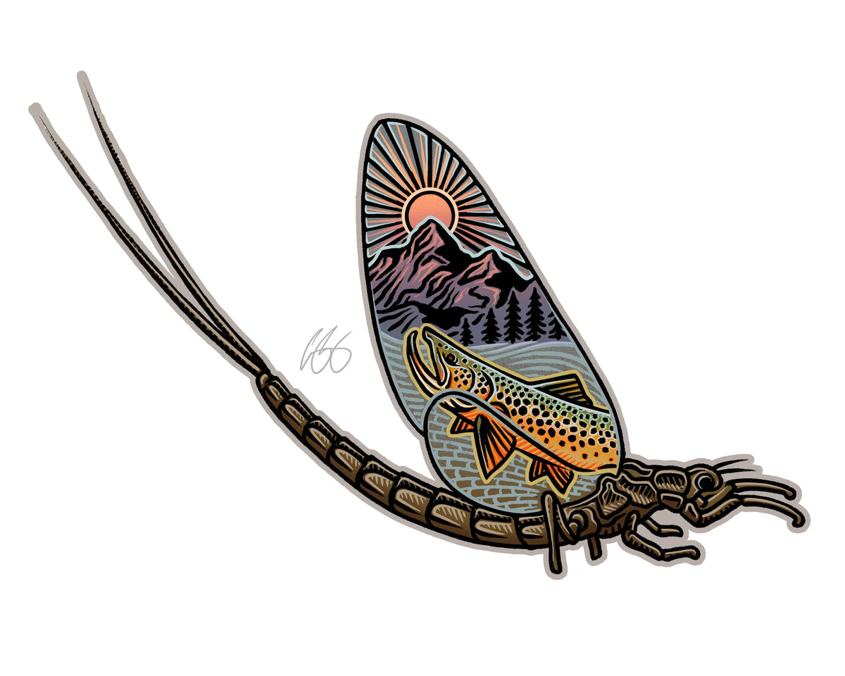 Casey Underwood Mayfly-Scape Decal