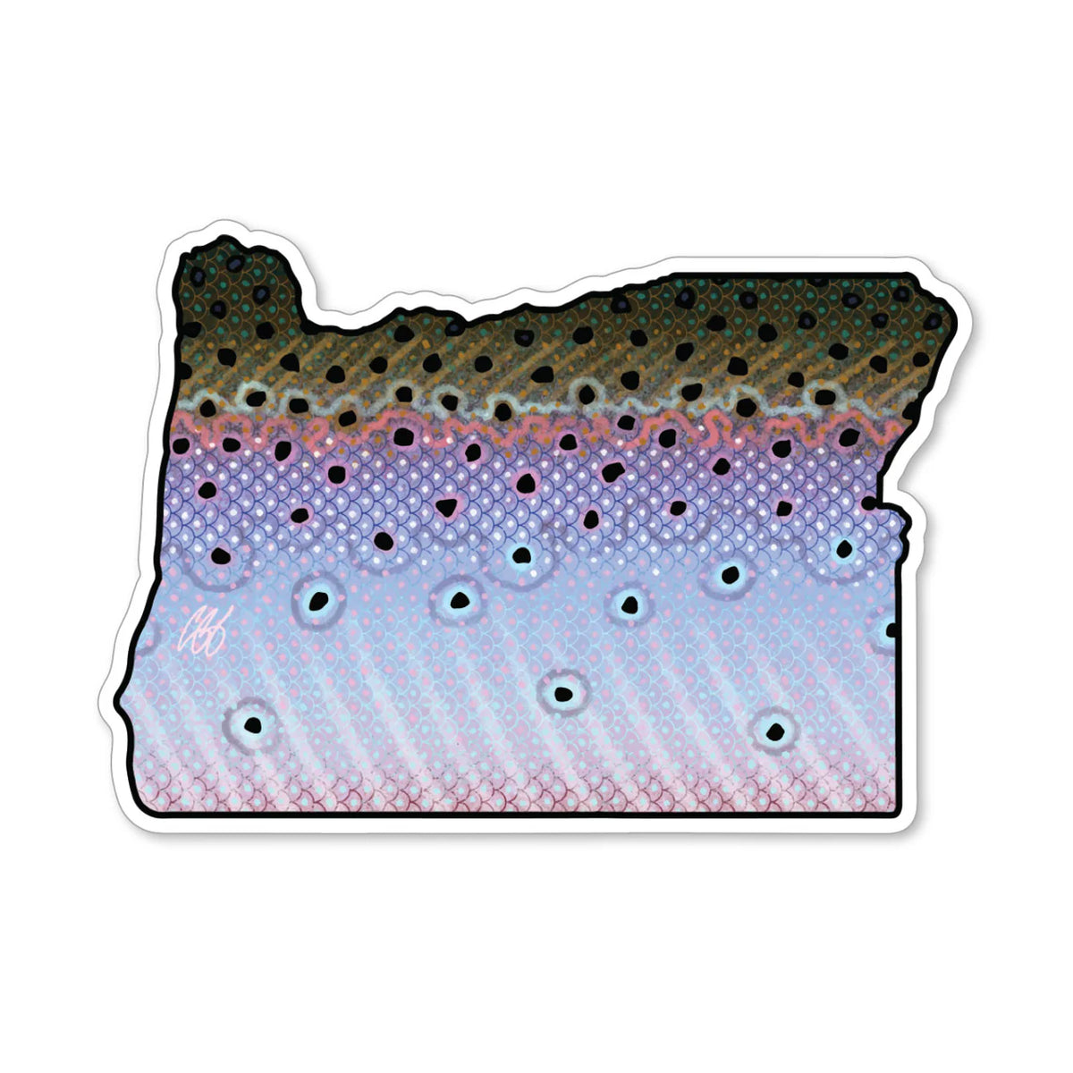 Casey Underwood Oregon - Steelhead Decal
