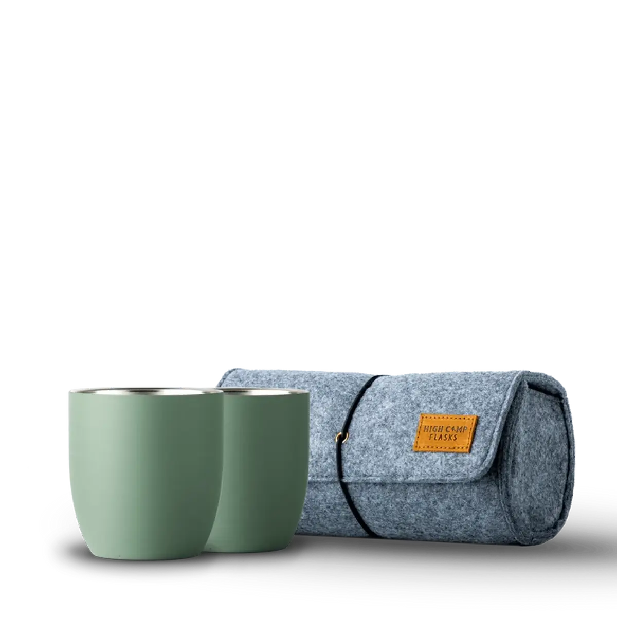 High Camp Flasks Parkside Tumbler 2-Pack w/Case