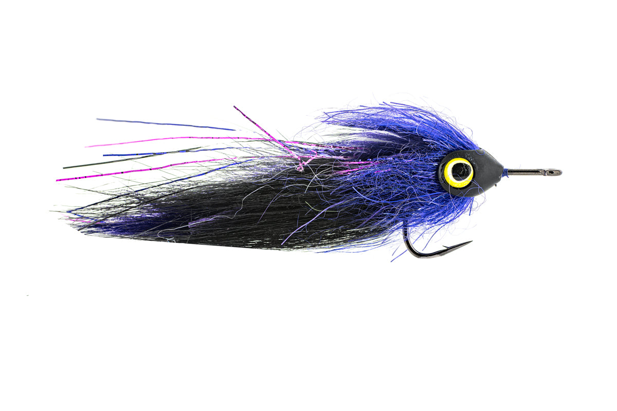 Rainy's Bevan's Black Magic Tarpon - Black/Purple (3-Pack)