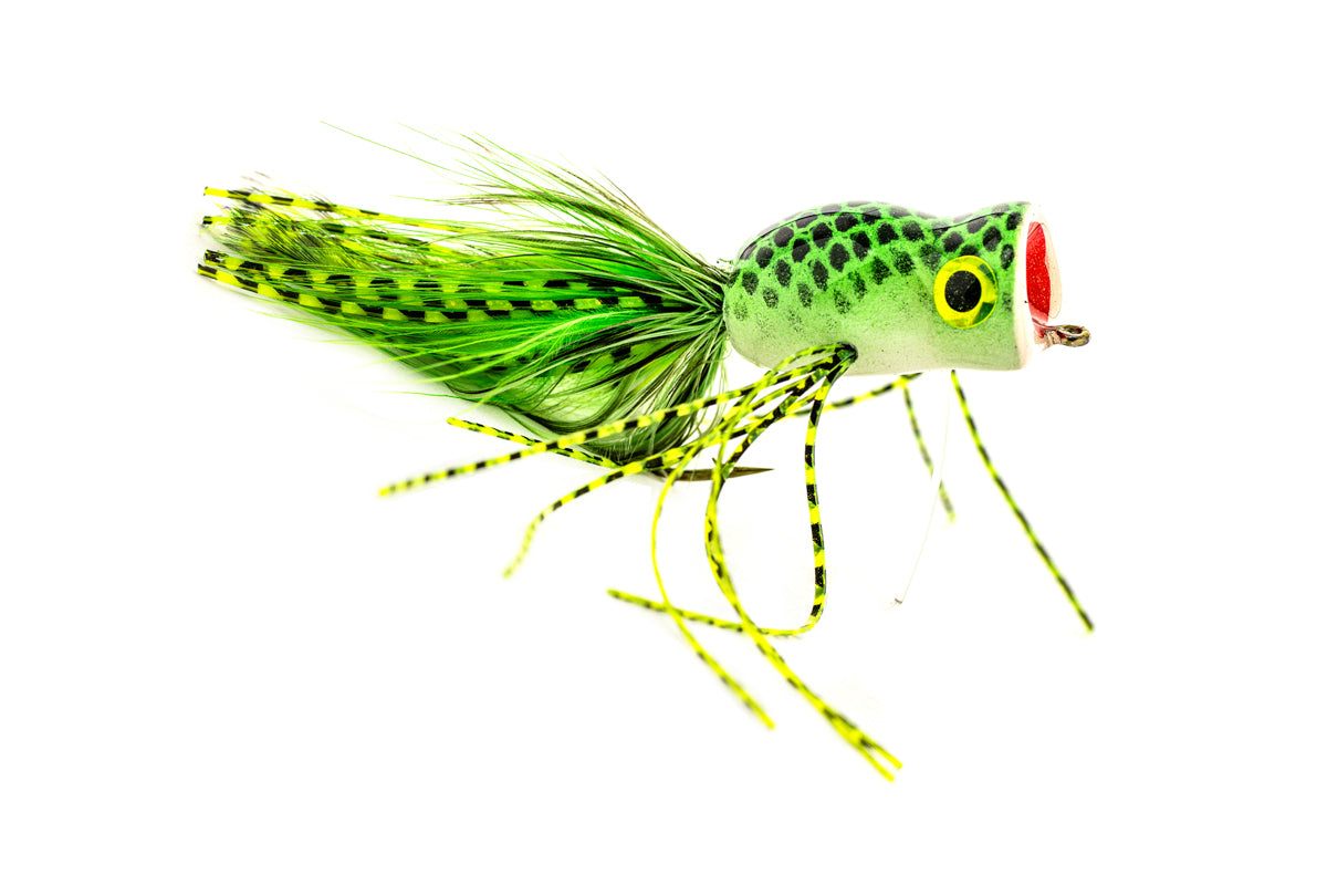 Rainy's Rattlin' Frog - Green/White (3-Pack)