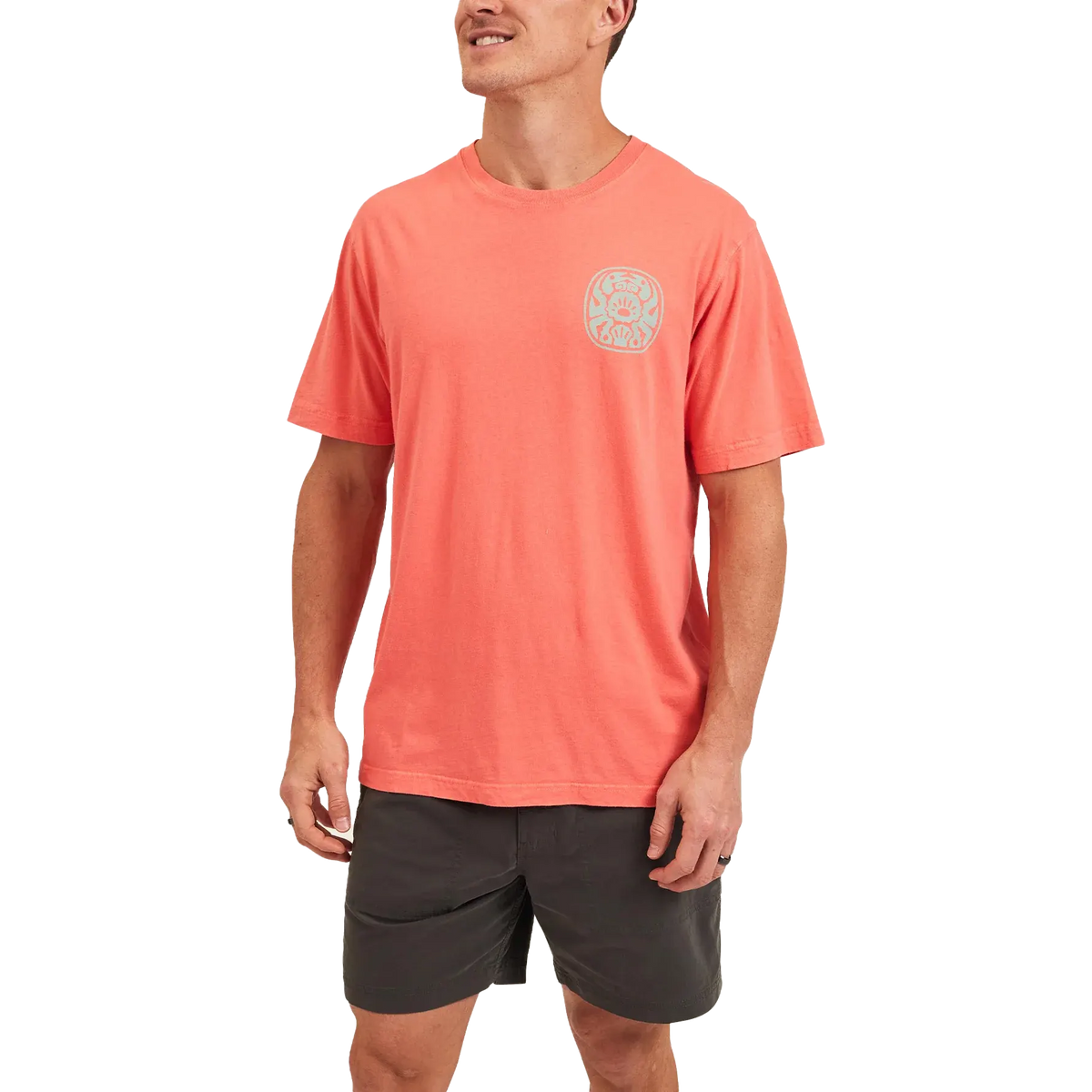 Howler Brothers Cotton T - Crab Idol : Coral