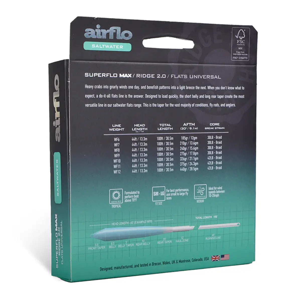 Airflo Superflo Max Ridge 2.0 Flats Universal