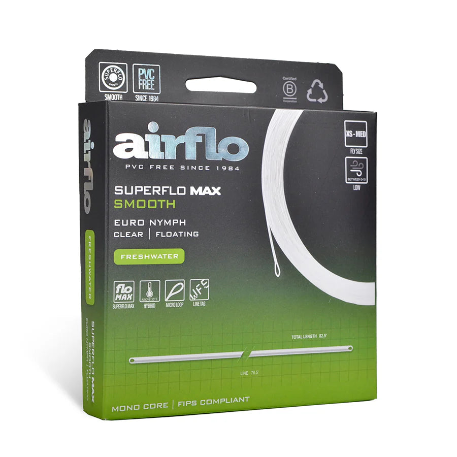 Airflo Superflo Max Smooth Euro Nymph - Clear