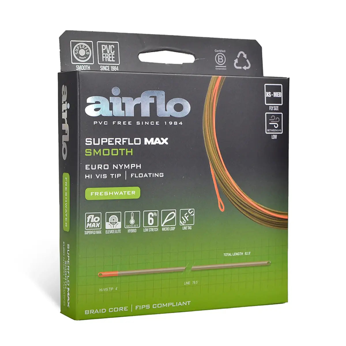 Airflo Superflo Max Smooth Euro Nymph - Olive