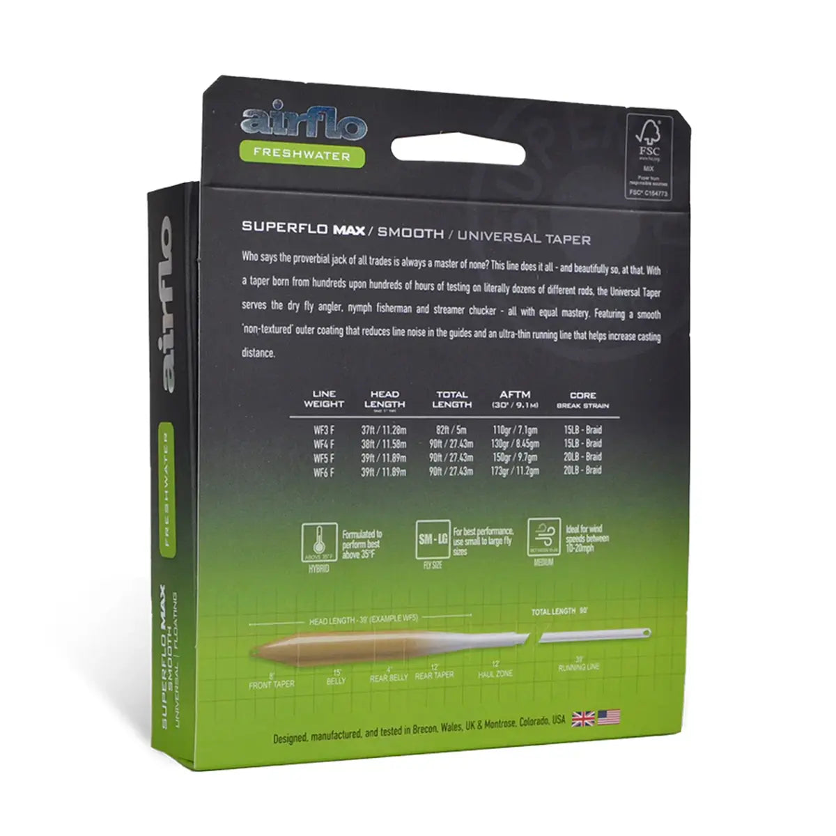 Airflo Superflo Max Smooth Universal Fly Line