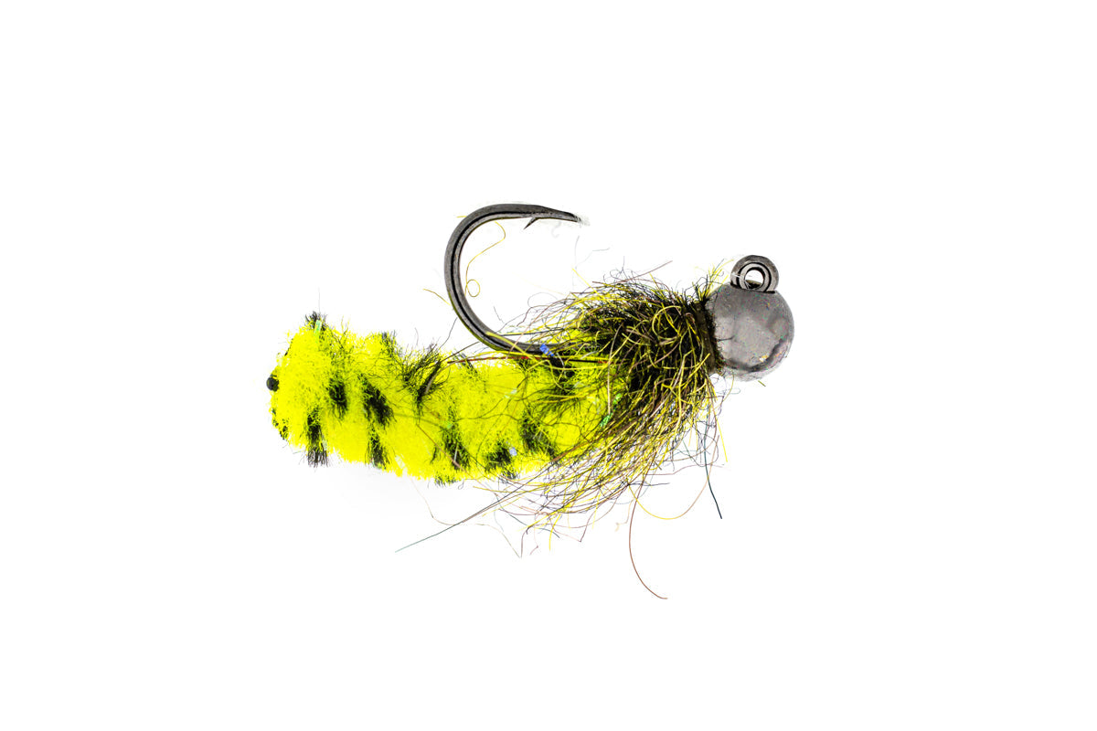 Solitude Tungsten Jig Mop - Chartreuse (3-Pack)