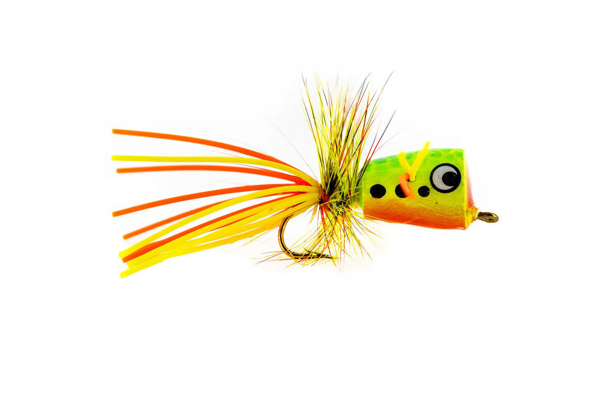 Solitude's Fire Tiger Bass Popper (3-Pack)