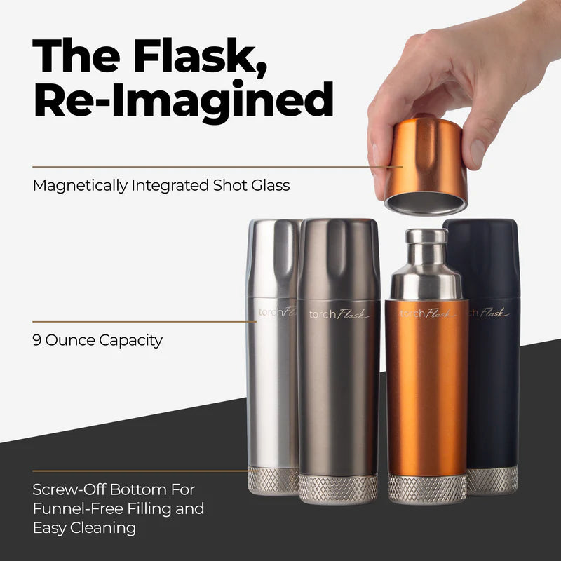 High Camp Flasks Torch Flask 9oz