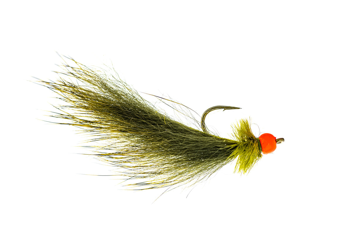 Umpqua Mayer's Hot Head Mini Leech - Olive (3-Pack)