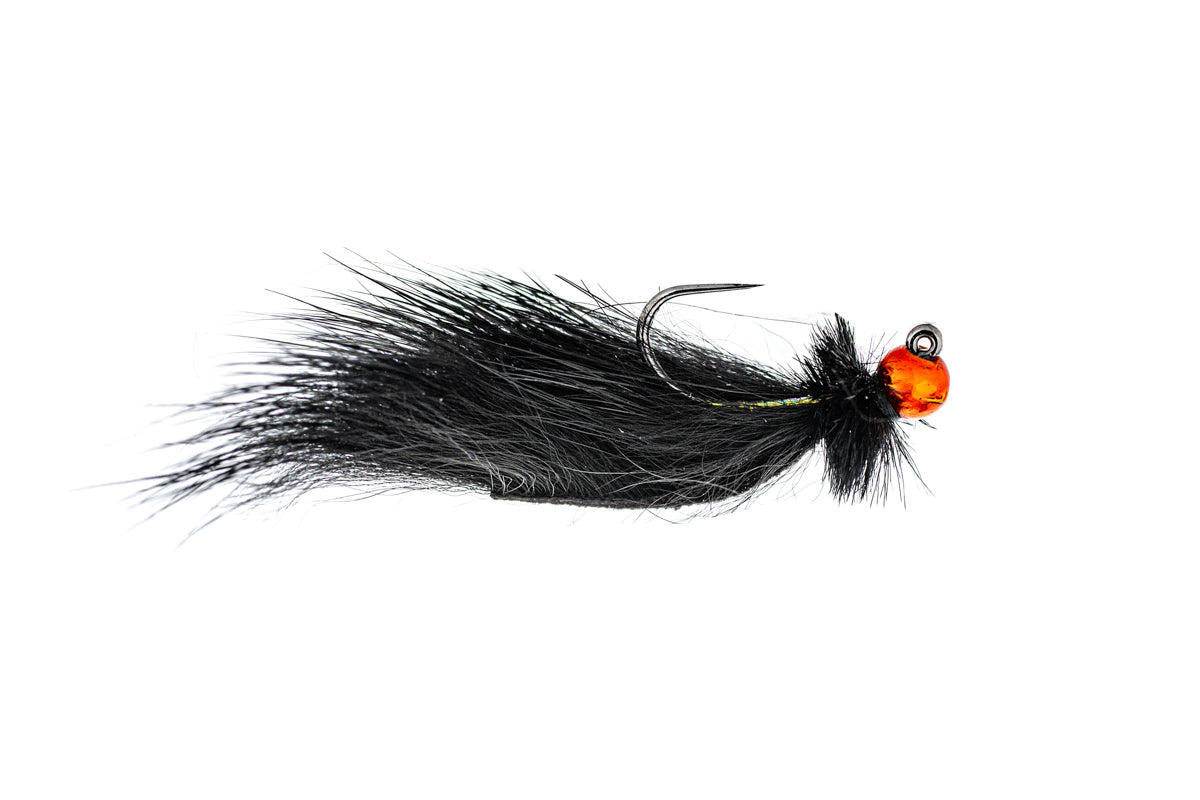 Umpqua Mayer's Mini Leech Jig Radiant - Black/Orange (3-Pack)