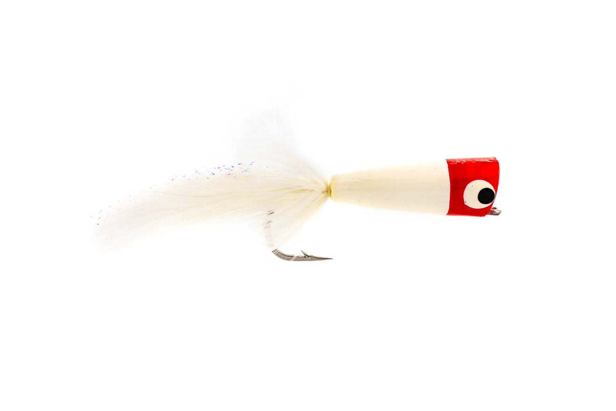 Umpqua Saltwater Popper - Red/White (3-Pack)