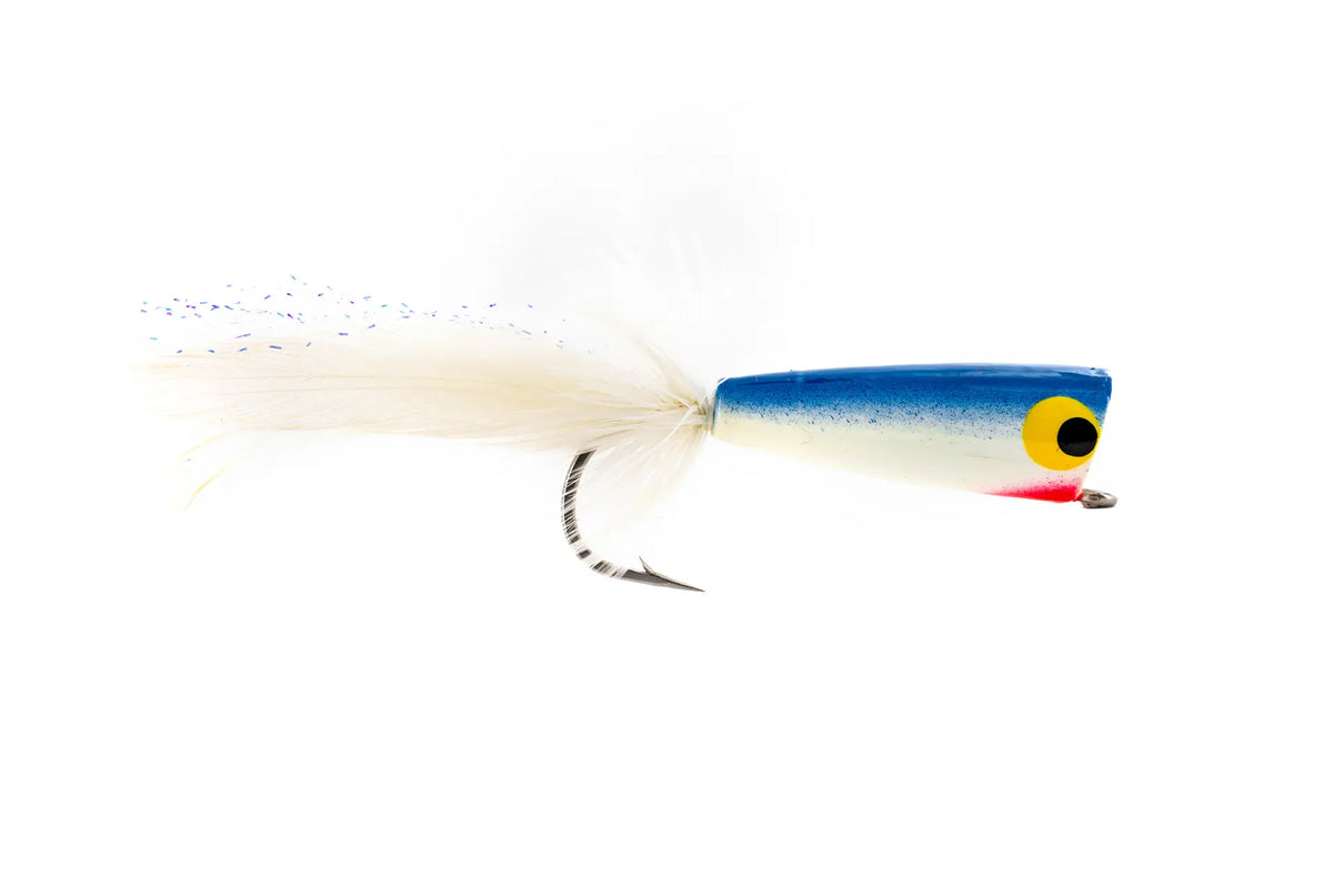 Umpqua Saltwater Popper - Blue/White (3-Pack)