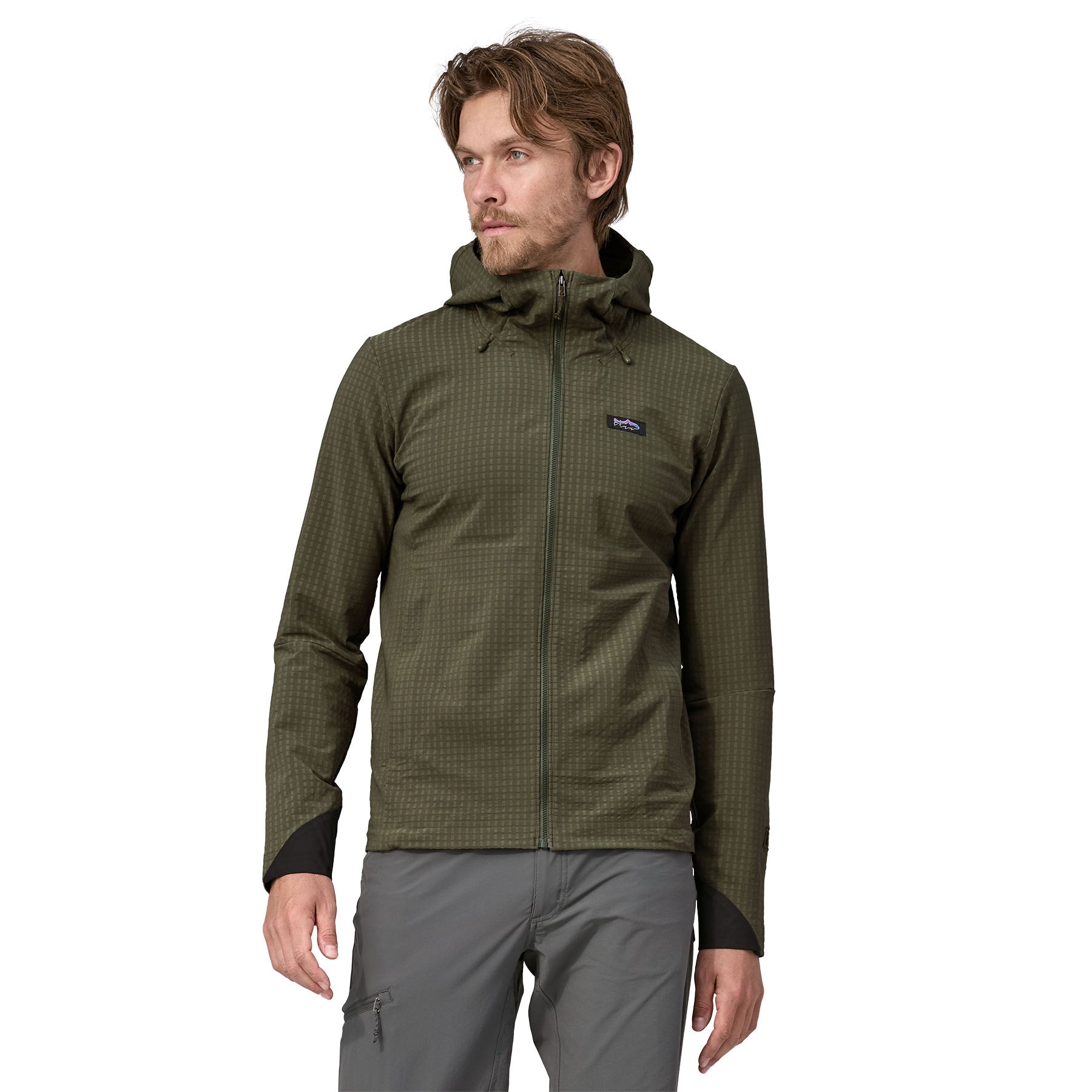 Patagonia M's R1 TechFace Fitz Roy Trout Hoody