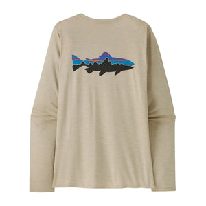 Patagonia W's L/S Capilene Cool Daily Graphic Shirt - Waters