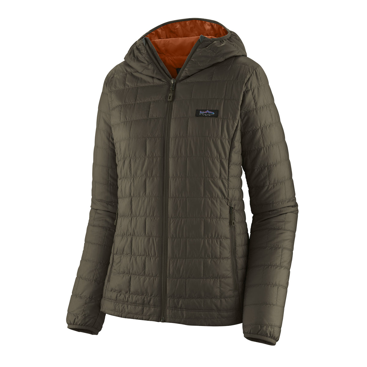 Patagonia W's Nano Puff Fitz Roy Trout Hoody