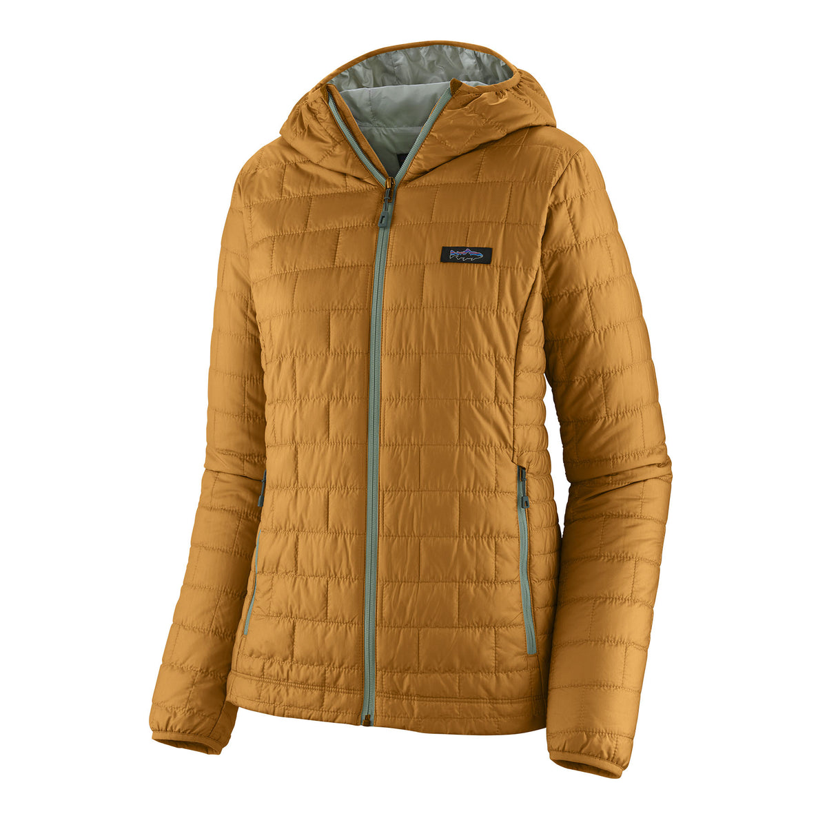 Patagonia W's Nano Puff Fitz Roy Trout Hoody