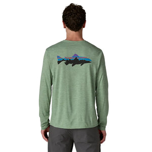 Patagonia M's L/S Capilene Cool Daily Graphic Shirt - Waters