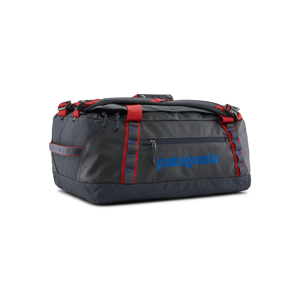 Patagonia 40L Black Hole Duffel Smolder Blue/Amanita Red