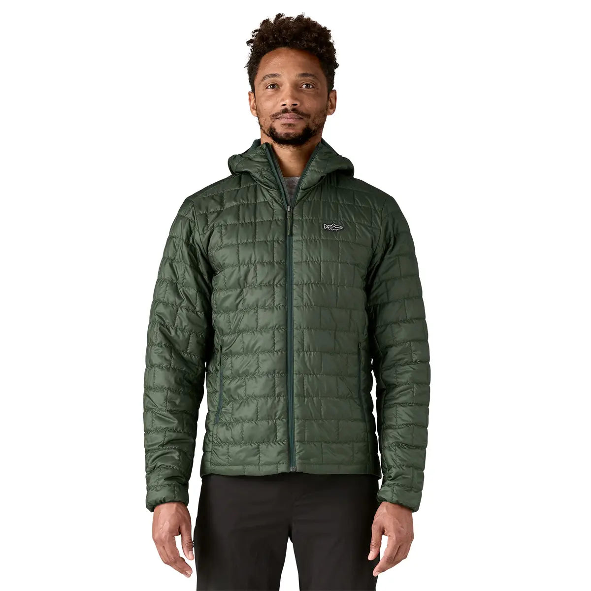 Patagonia M's Nano Puff Fitz Roy Trout Hoody - Fin & Fire Fly Shop Patagonia M's Nano Puff Fitz Roy Trout Hoody - Fin & Fire Fly Shop