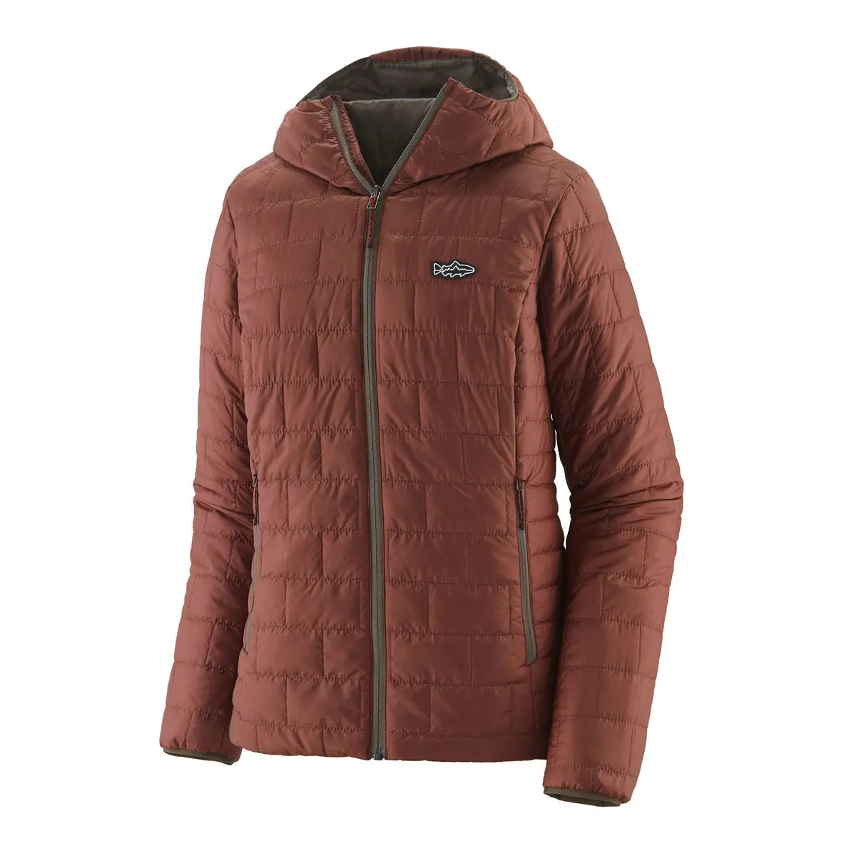 Patagonia W's Nano Puff Fitz Roy Trout Hoody