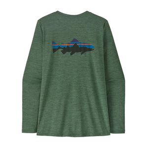 Patagonia W's L/S Capilene Cool Daily Shirt - Fitz Roy Trout