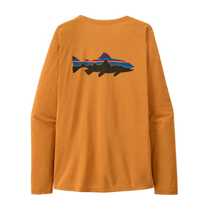Patagonia W's L/S Capilene Cool Daily Shirt - Fitz Roy Trout