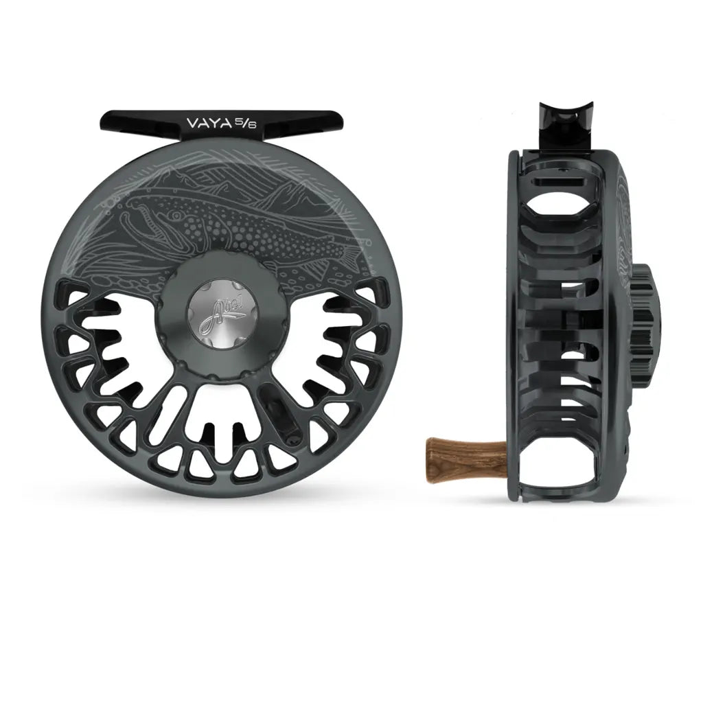 Abel Vaya Fly Reel - Custom - On The Hunt - Slate Gray