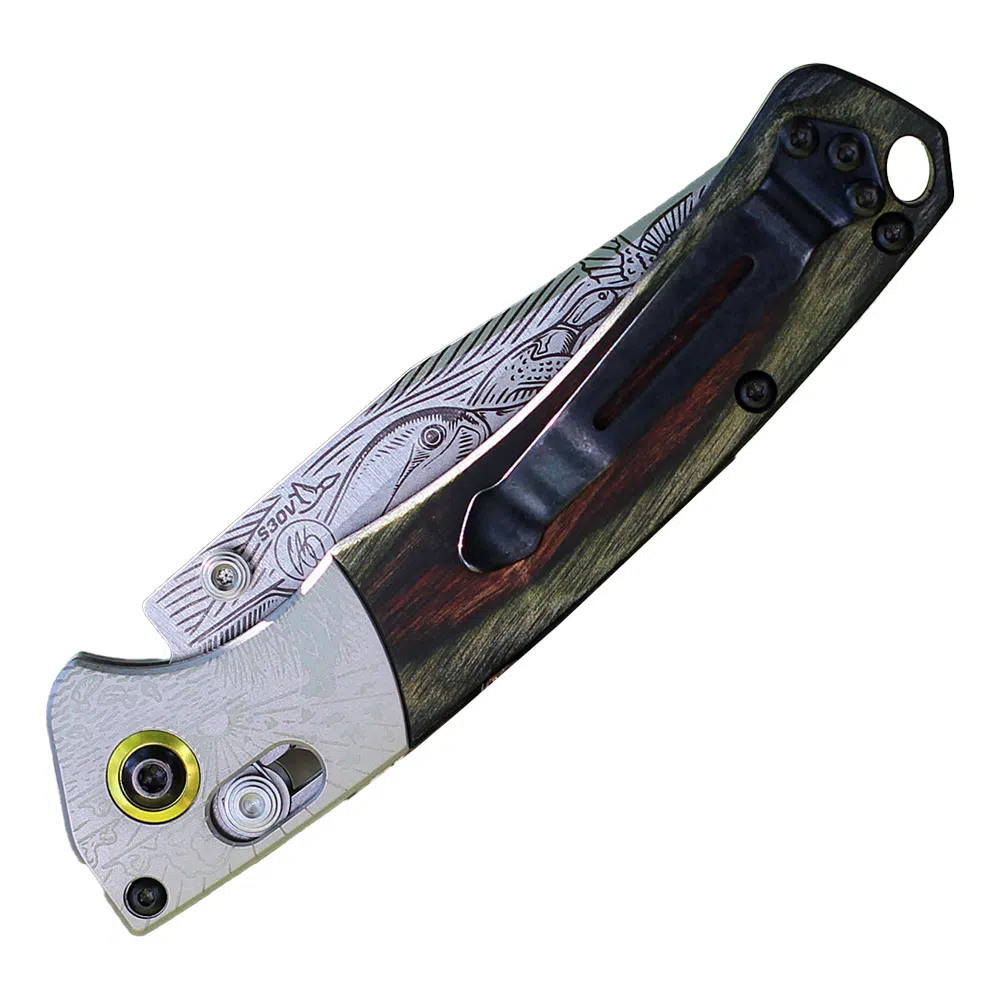 Benchmade Mini Crooked River LE Artist Edition | 15085-2203