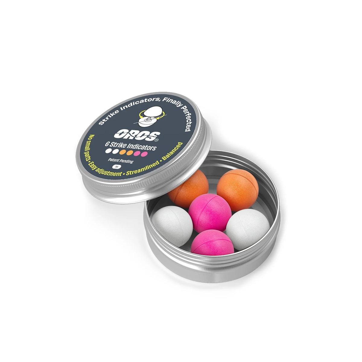 Oros Strike Indicator 6-Pack with Tin - Multi-Color