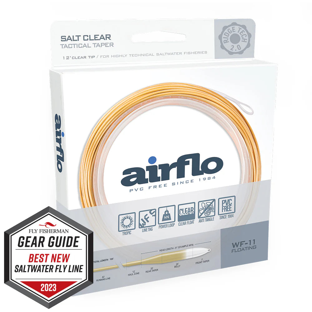 Airflo Superflo Ridge 2.0 Flats Tactical Taper 12' Clear Tip