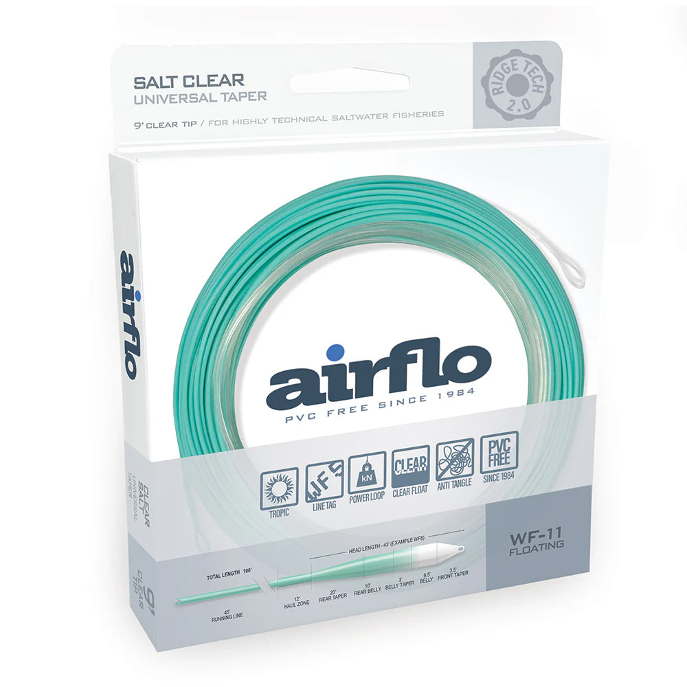 Airflo Superflo Ridge 2.0 Flats Universal Taper 9' Clear Tip