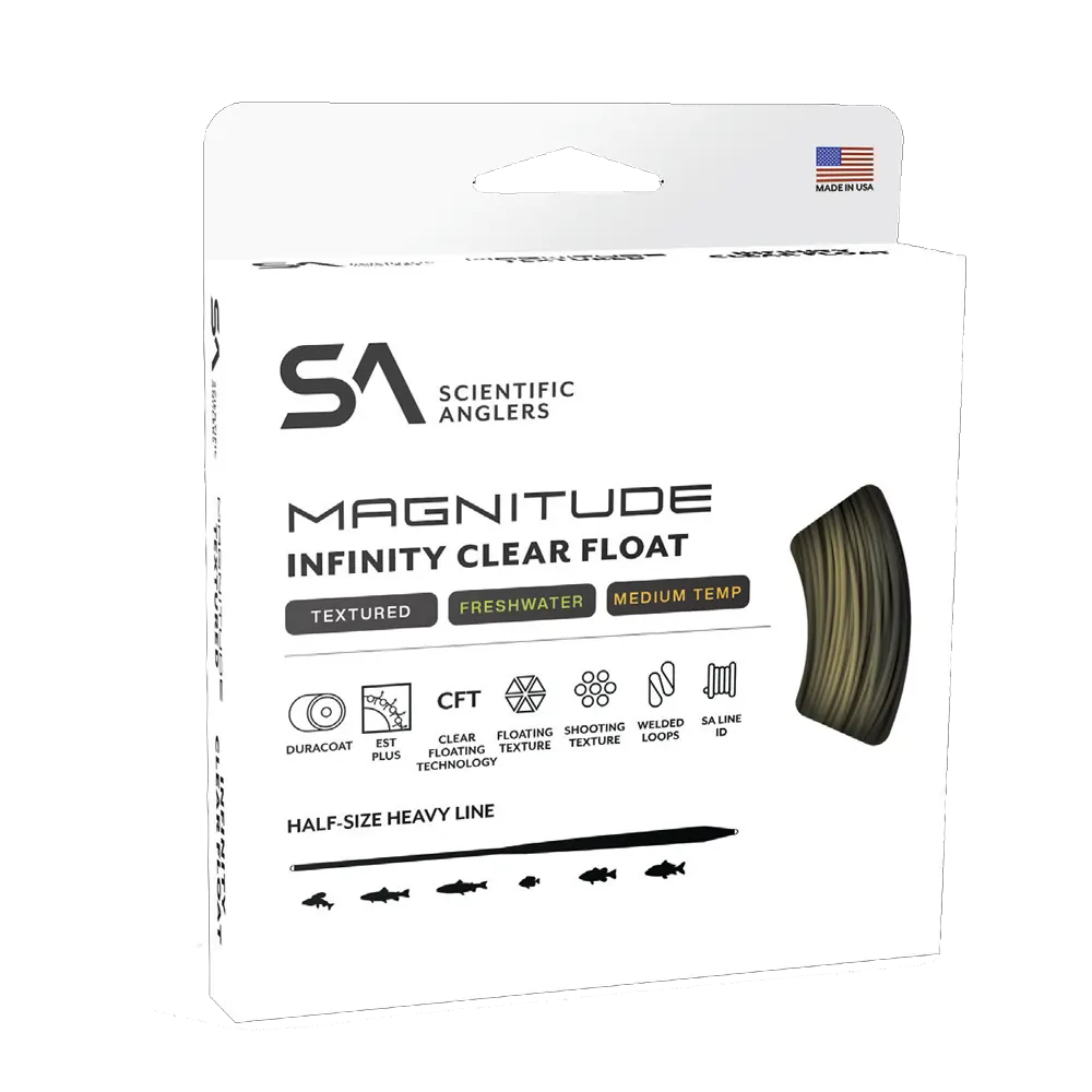 Scientific Anglers Magnitude Textured Infinity Clear Float Fly Line