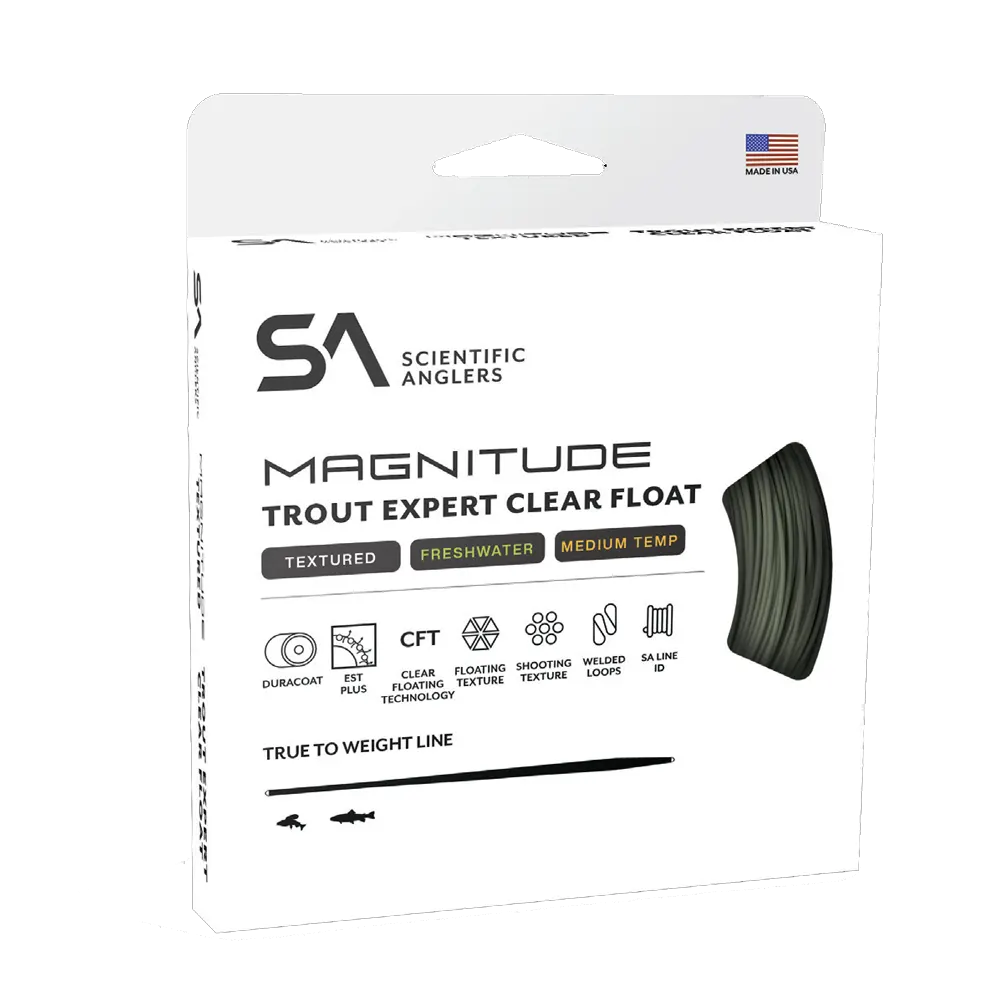 Scientific Anglers Magnitude Textured Trout Expert Clear Tip Float Fly Line