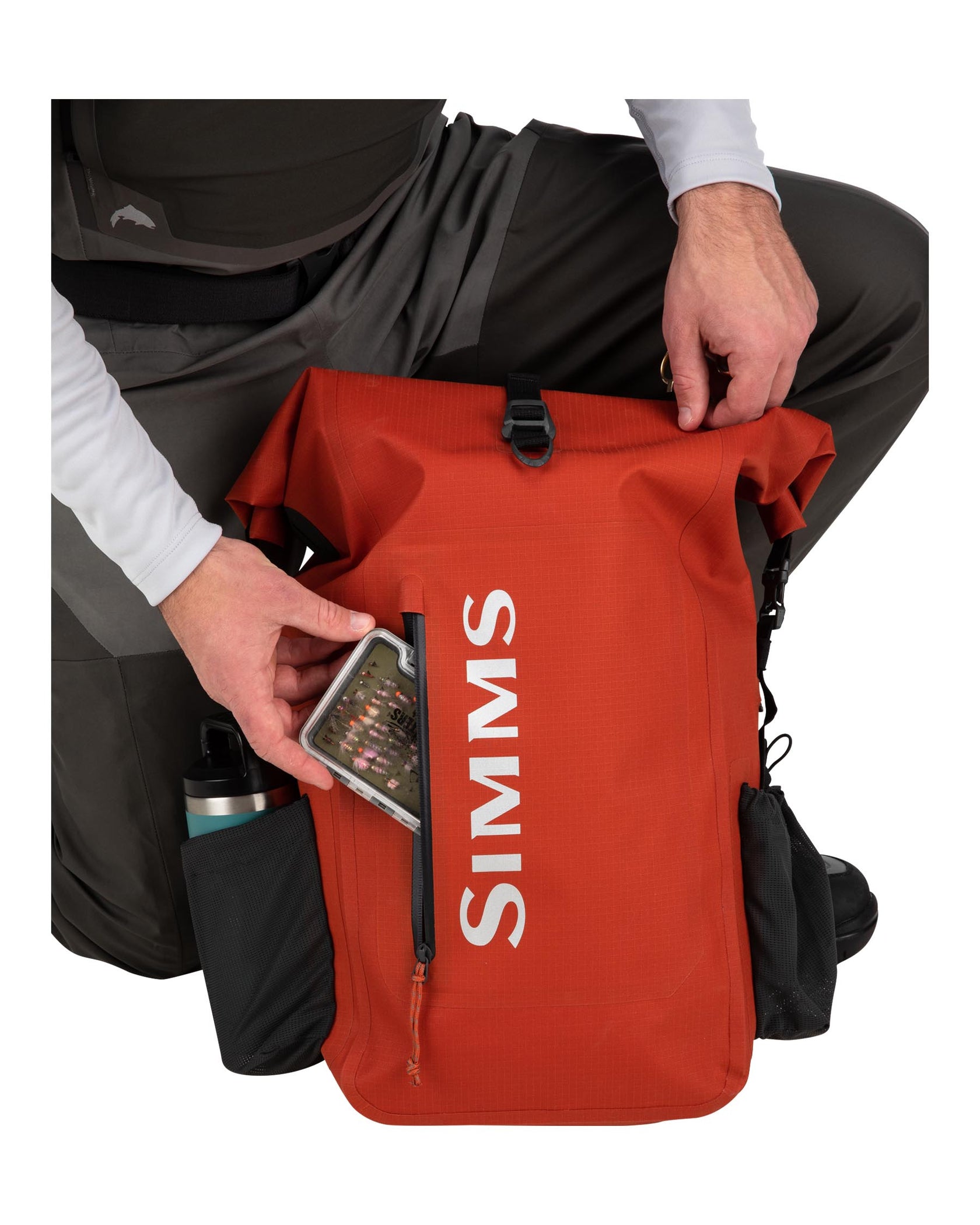 Simms Dry Creek Rolltop Backpack - 30L - Fin & Fire Fly Shop