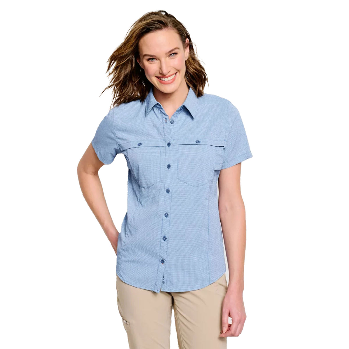 Orvis W's Short Sleeve Open Air Caster Shirt