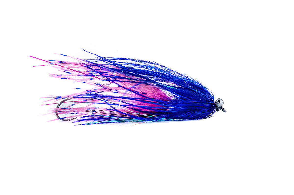 Aqua Flies Stu's Barred Ostrich Intruder - Pink/Purple (3-Pack)
