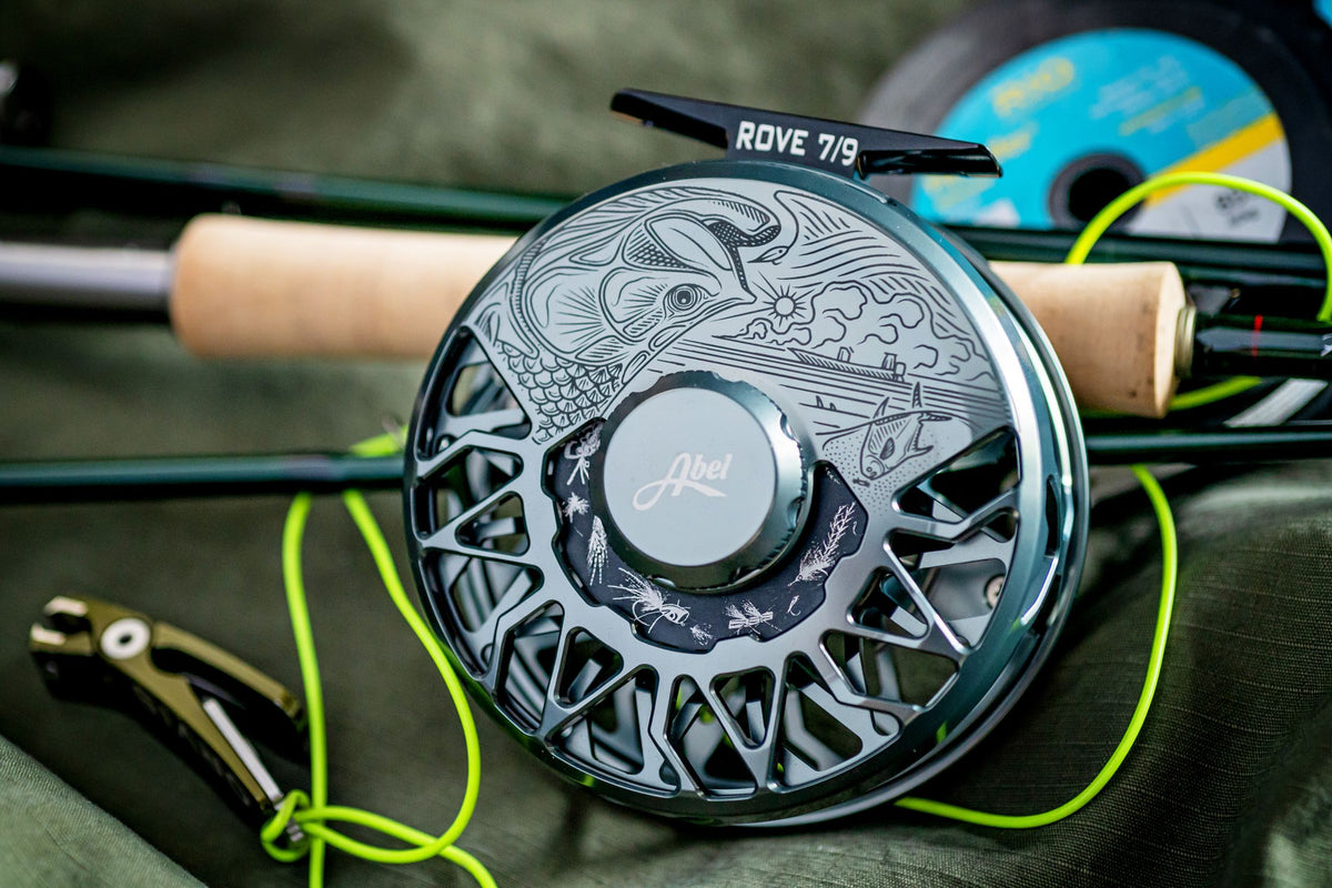 Abel Rove Fly Reel  Combination Graphic Plate - Fin & Fire Fly Shop