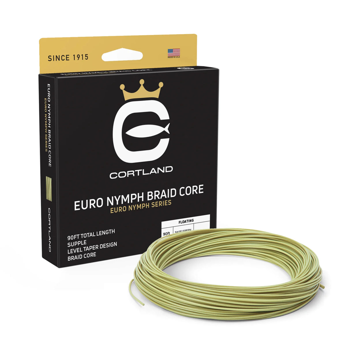 Cortland Euro Nymph Braid Core Fly Line