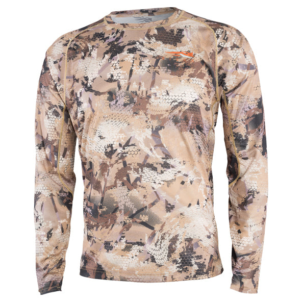 Sitka Core Lightweight Crew LS - Waterfowl Marsh