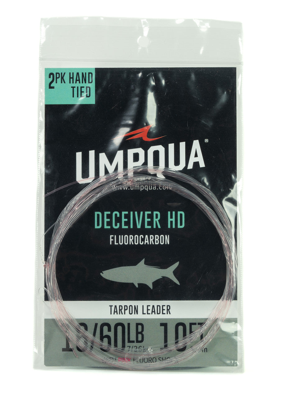 Umpqua Deceiver HD Tarpon Leader with Pink Fluorocarbon Shock