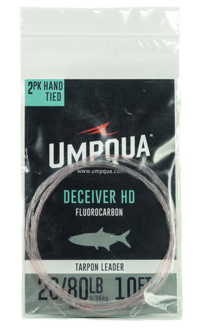 Umpqua Deceiver HD Tarpon Leader with Pink Fluorocarbon Shock