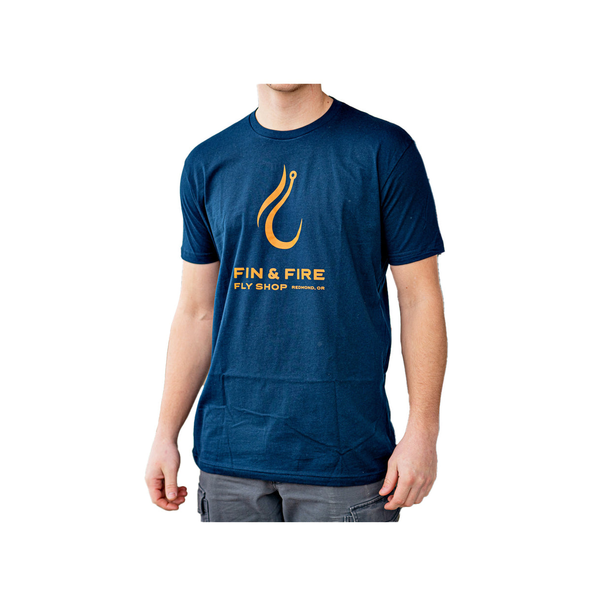 Fin & Fire Hook Logo T-Shirt