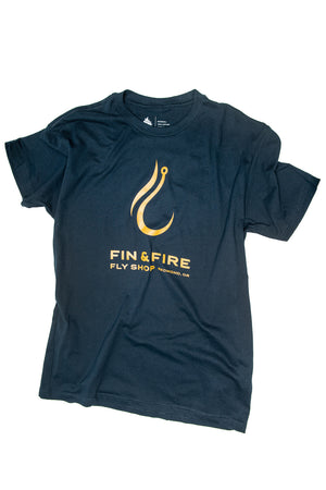 Fin & Fire Hook Logo T-Shirt