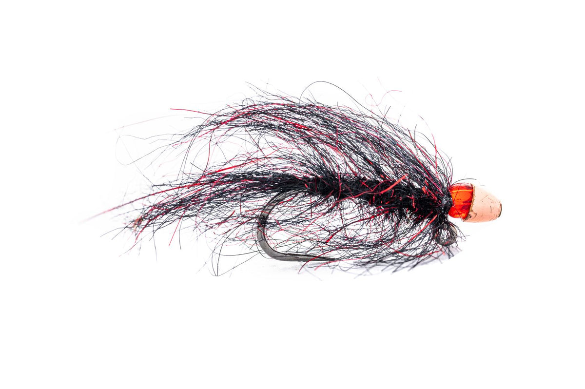 Montana Fly Company Chan's Balanced Ruby Eyed Leech - Black/Red (3-Pack)