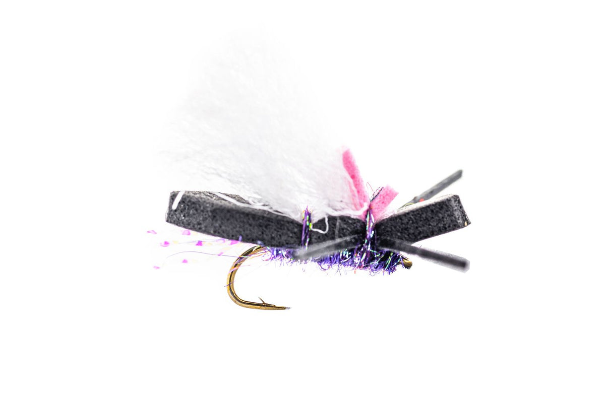 Montana Fly Company Hi-Vis Micro Chubby - Black/Purple (3-Pack)