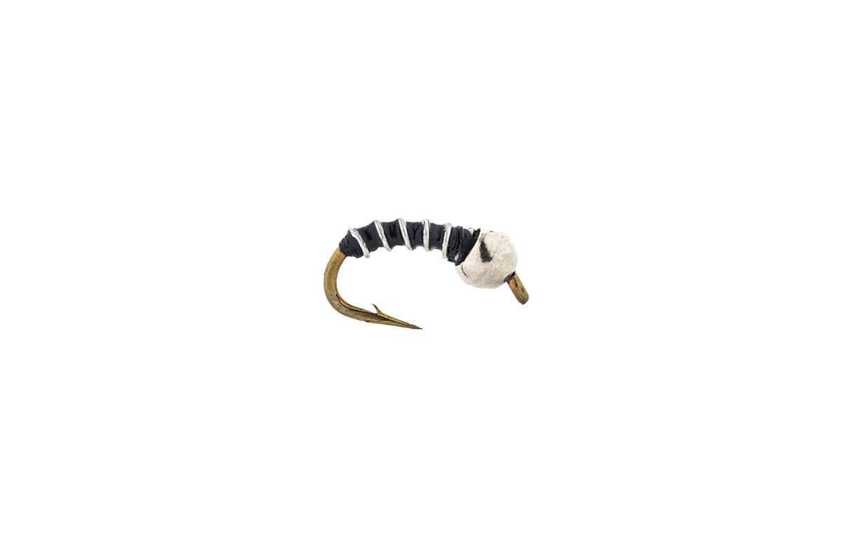 Montana Fly Company Tungsten Zebra Midge - Black (3-Pack)